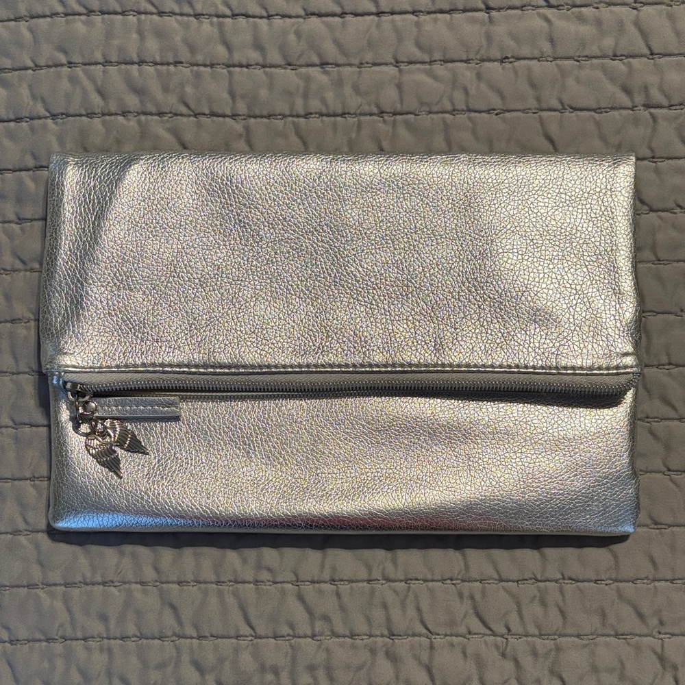 Victoria’s Secret Silver Angel Wing Clutch, Never Used